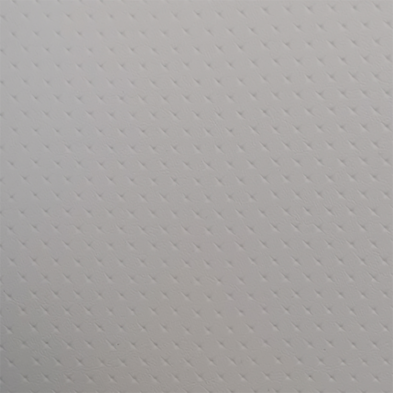 Cuero de PVC de anti -slip blanco para zapatos