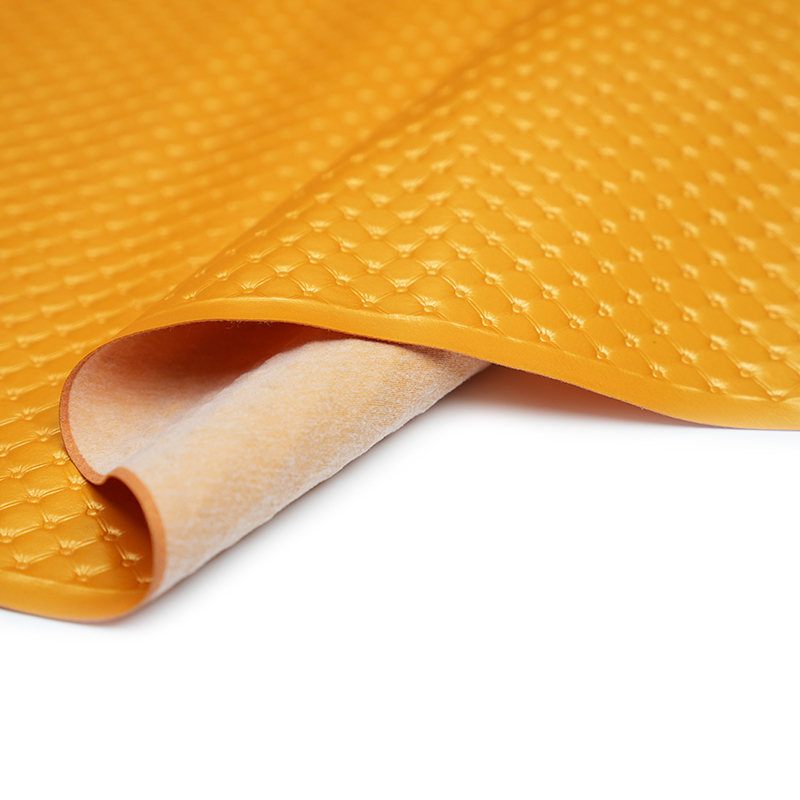 Cuero artificial de PVC en relieve para la decoración