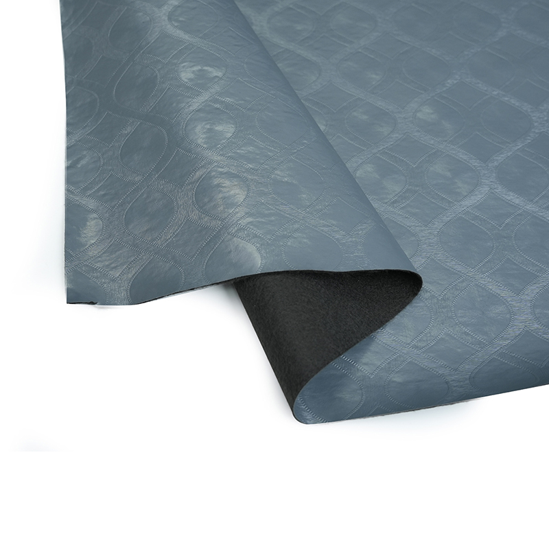 Tapicería roja oscura de cuero PVC